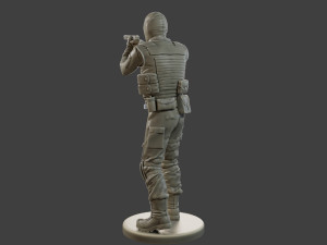 CzechSlovak Police Tactical Unit CPTU2 003 3D Принт Модель