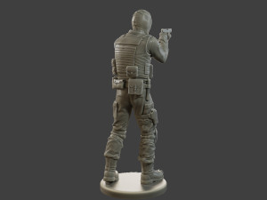 CzechSlovak Police Tactical Unit CPTU2 003 3D Принт Модель