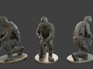 CzechSlovak Police Tactical Unit CPTU2 004 3D Print Model