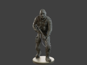 CzechSlovak Police Tactical Unit CPTU2 005 3D Print Model