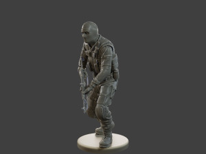 CzechSlovak Police Tactical Unit CPTU2 005 3D Print Model