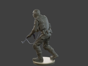 CzechSlovak Police Tactical Unit CPTU2 005 3D Print Model