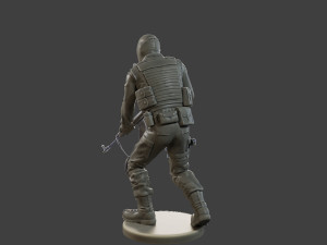 CzechSlovak Police Tactical Unit CPTU2 005 3D Print Model