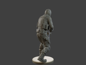 CzechSlovak Police Tactical Unit CPTU2 005 3D Print Model