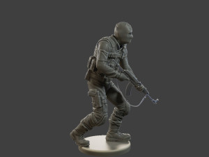 CzechSlovak Police Tactical Unit CPTU2 005 3D Print Model