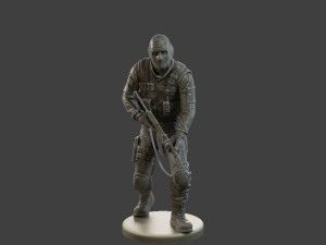 CzechSlovak Police Tactical Unit CPTU2 005 3D Print Model