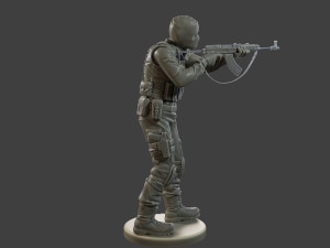 CzechSlovak Police Tactical Unit CPTU2 006 Modèles 3D en vedette