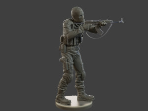 CzechSlovak Police Tactical Unit CPTU2 006 Modèles 3D en vedette