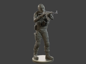 CzechSlovak Police Tactical Unit CPTU2 006 Modèles 3D en vedette
