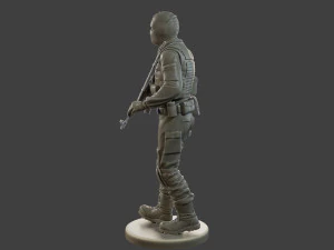 CzechSlovak Police Tactical Unit CPTU2 007 3D Print Model