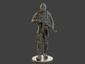 CzechSlovak Police Tactical Unit CPTU2 007 3D Print Model