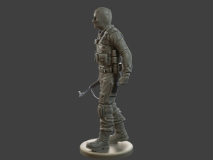 CzechSlovak Police Tactical Unit CPTU2 008 3D-Druckmodell