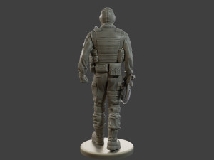 CzechSlovak Police Tactical Unit CPTU2 008 3D-Druckmodell