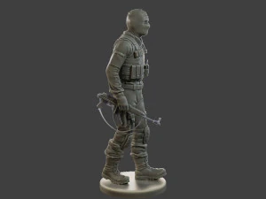 Unit&agrave; tattica della polizia ceca-slovacca CPTU2 008 Modello di stampa 3D