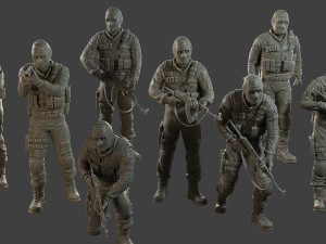 CzechSlovak Police Tactical Unit CPTU2 008 Modelo de impresión 3D