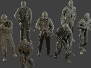 CzechSlovak Police Tactical Unit CPTU2 008 Modelo de impresión 3D