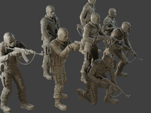 CzechSlovak Police Tactical Unit CPTU2 008 Modelo de impresión 3D