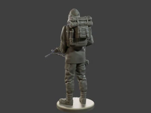 Post-Apocalyptic Male PAM2 004 3D Print Model