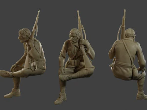 Soldato italiano Sit3 ww2 IT10 Modello di stampa 3D