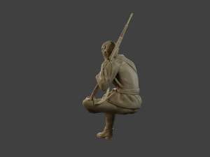 Italian soldier Sit3 ww2 IT10 3D Print Model