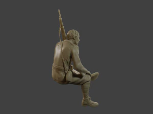Italian soldier Sit3 ww2 IT10 3D Print Model