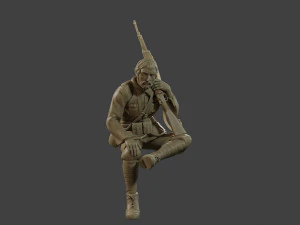 Italian soldier Sit3 ww2 IT10 3D Print Model