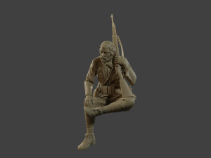 Italian soldier Sit3 ww2 IT10 3D 打印模型