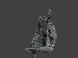 Italian soldier Sit3 ww2 IT10 3D Print Model