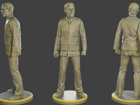 Giubbotto riflettente di sicurezza maschile MSRV 001 Modello di stampa 3D