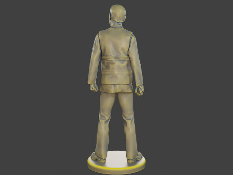 Male Securityreflective vest MSRV 001 3Dプリントモデル