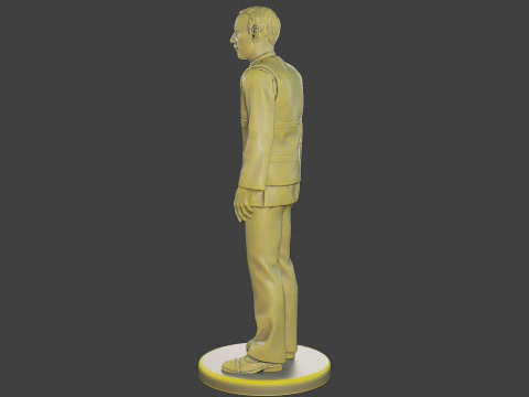 Male Securityreflective vest MSRV 002 3D Print Model