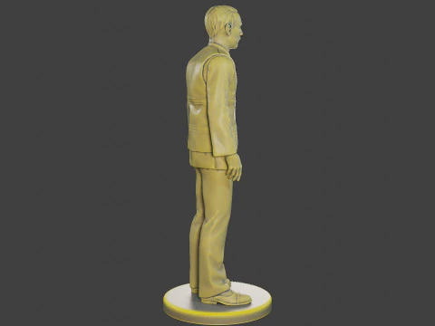 Male Securityreflective vest MSRV 002 3D Print Model