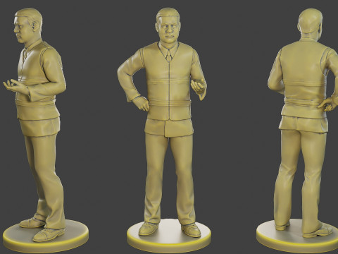 Male Securityreflective vest MSRV 003 3D Print Model