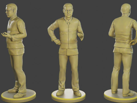 Gilet riflettente di sicurezza da uomo MSRV 003 Modello di stampa 3D