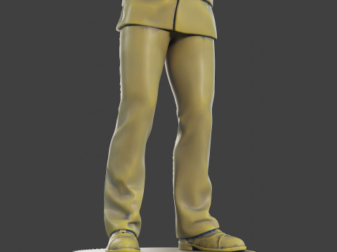 Male Securityreflective vest MSRV 003 3Dプリントモデル