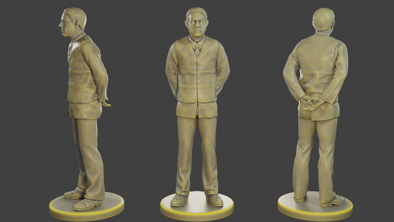 Male Securityreflective vest MSRV 004 3D Принт Модель .c4d .max .obj .3ds .fbx .stl .blend 