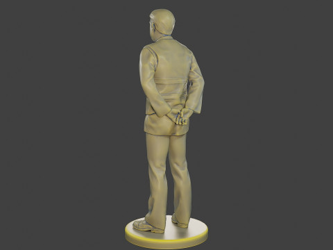 Male Securityreflective vest MSRV 004 3D Принт Модель