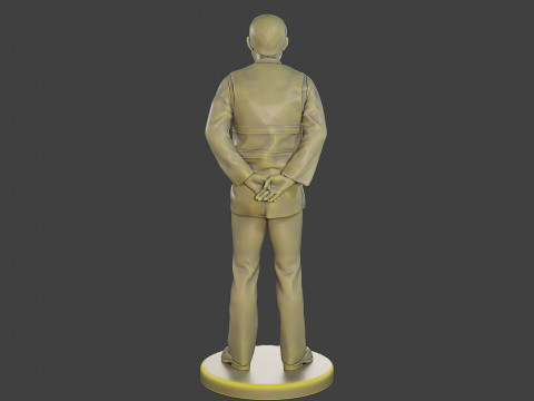 Male Securityreflective vest MSRV 004 3D Принт Модель