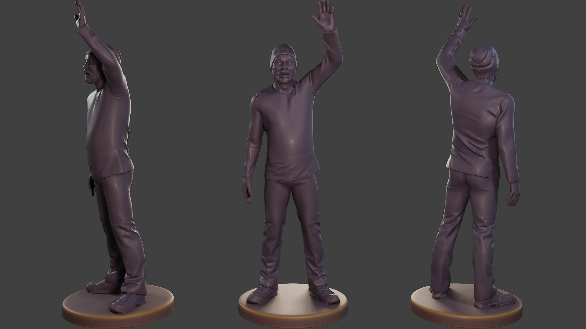 Casual Male Ovation CMO1 001 3D Print Model .c4d .max .obj .3ds .fbx .stl .blend 