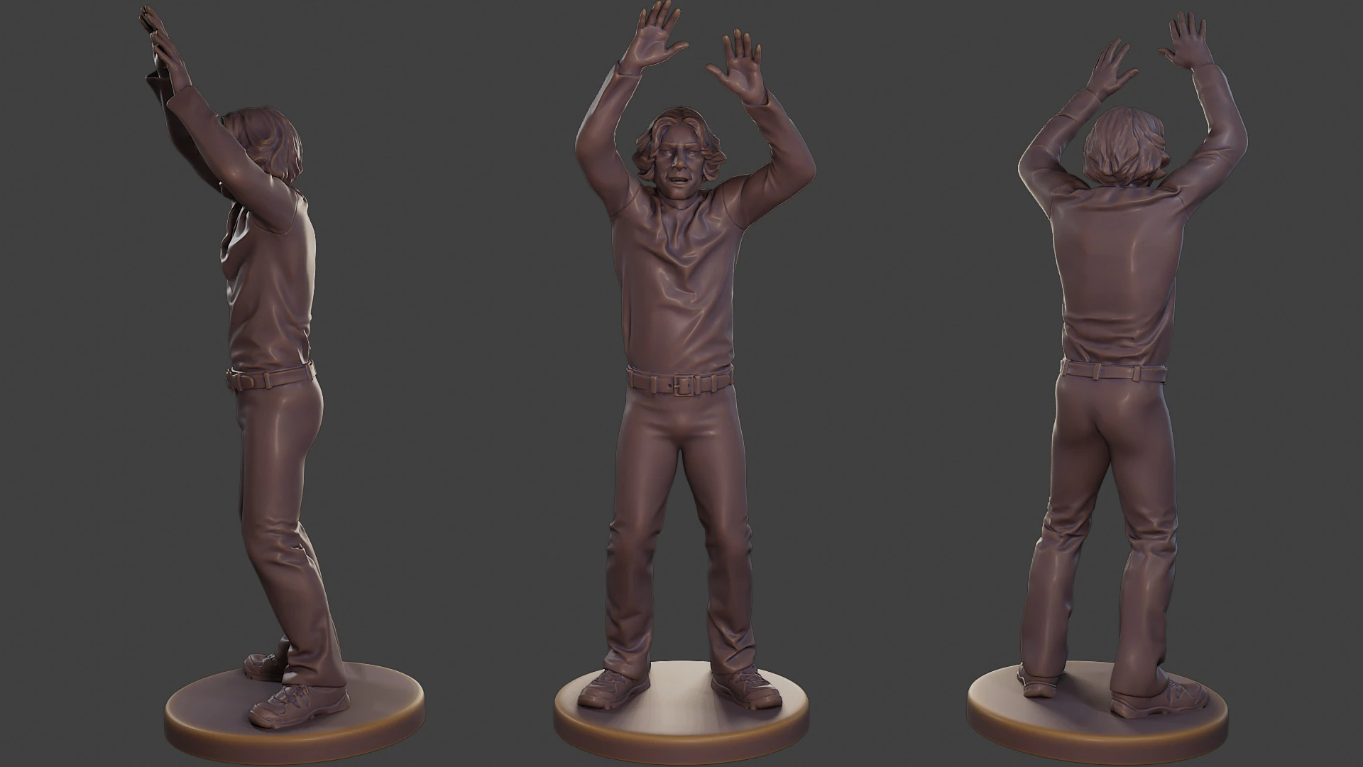 Casual Male Ovation CMO1 003 3D Print Model .c4d .max .obj .3ds .fbx .stl .blend 