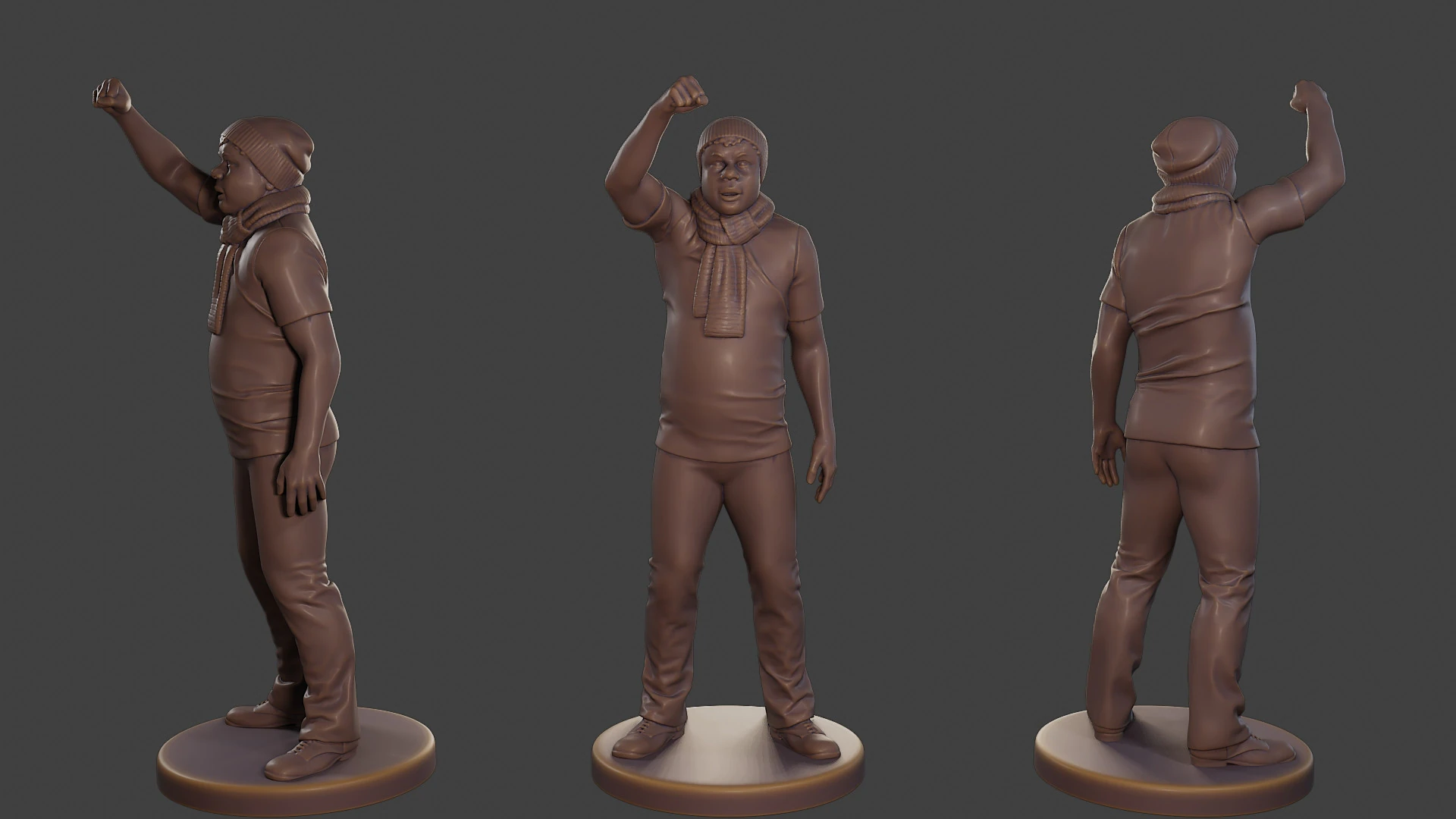 Casual Male Ovation CMO1 005 3D Print Model .c4d .max .obj .3ds .fbx .stl .blend 