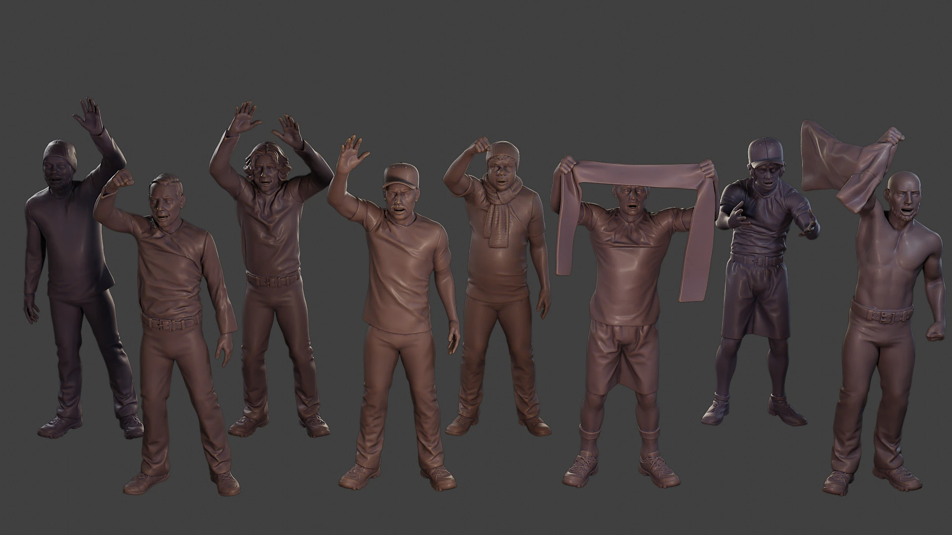 Casual Male Ovation CMO1 Pack1 3D Print Model .c4d .max .obj .3ds .fbx .stl .blend 