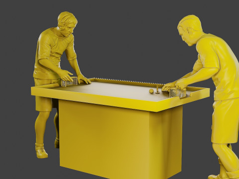 Soccer Table Players Modelo de impresión 3D