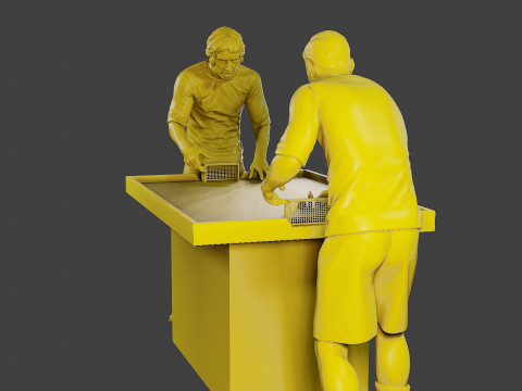 Soccer Table Players Modelo de impresión 3D