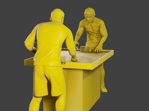Soccer Table Players Modelo de impresión 3D