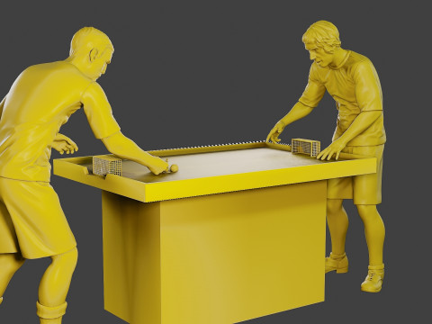 Soccer Table Players Modelo de impresión 3D