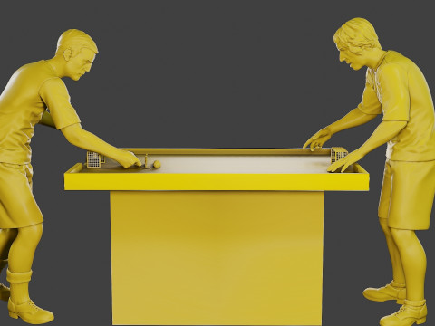 Soccer Table Players Modelo de impresión 3D