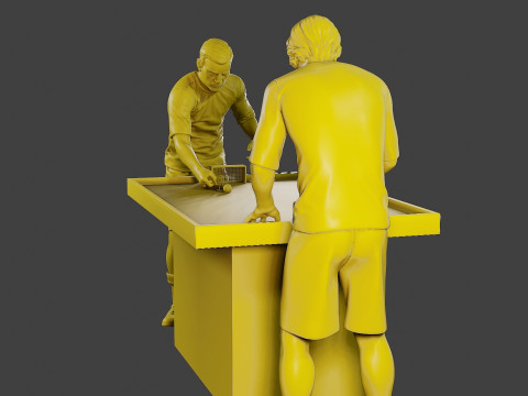 Soccer Table Players Modelo de impresión 3D