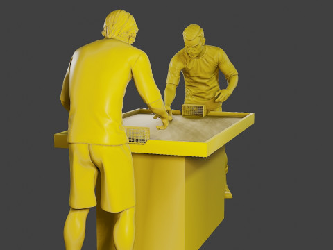 Soccer Table Players Modelo de impresión 3D
