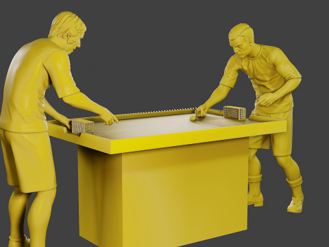 Soccer Table Players Modelo de impresión 3D